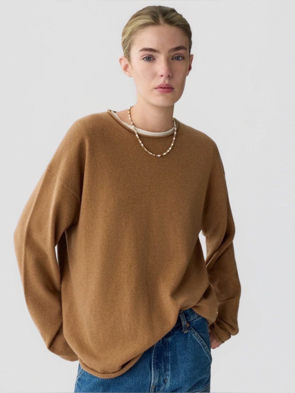 Guest in residence oversized cashmere crew